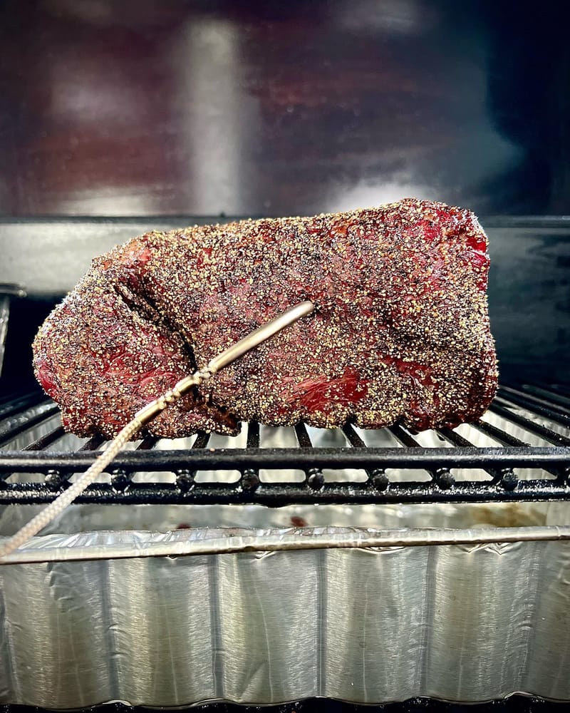 Who else is smoking beef today? #bbq #smoke #meat