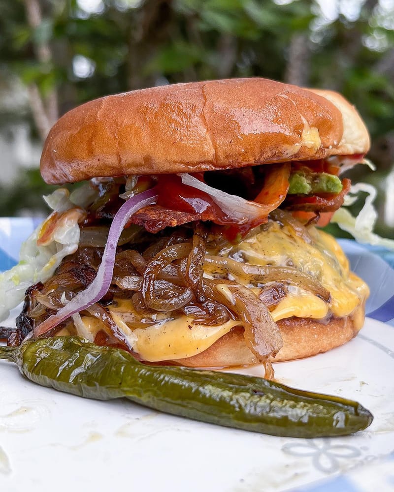 Smashburgers. Wish you could see the crispy edges under that cheese fall. #burger #bbq #smashburger