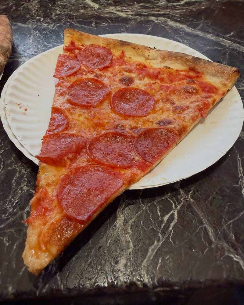 Quick 12 hour stop by NYC. Tacos at @lostacos1, bagels at @bestbagelnyc and pizza at @joespizzanyc Highly recommend all.
