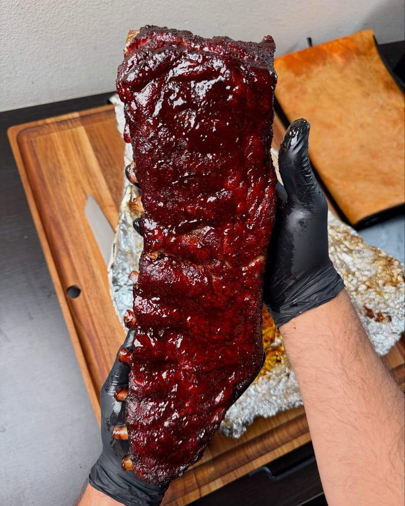Ribs from all angles. Do you like fall of the bone or a little tug?
