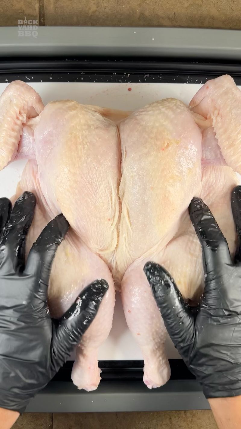 Let’s learn how to spatchcock a chicken Remove the bird from the bag and clean out the cavity Optionally rinse it and pat it…