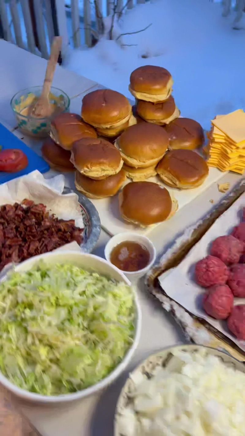 Mise en place is a French culinary phrase which means "putting in place" or "gather". #smashburger #burger #bacon #cheese