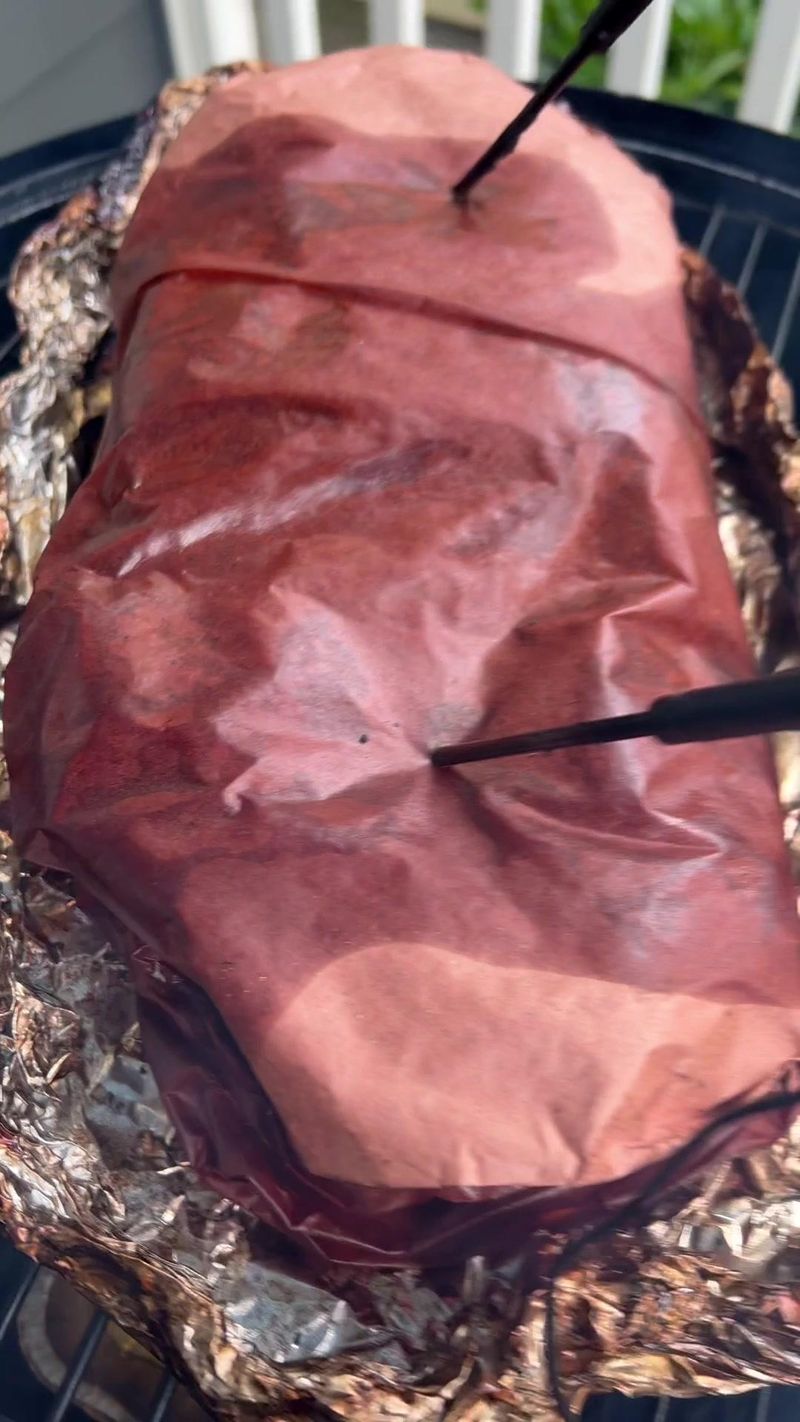 Foil boat or butcher paper? YES! #bbq #bbqtips #brisket