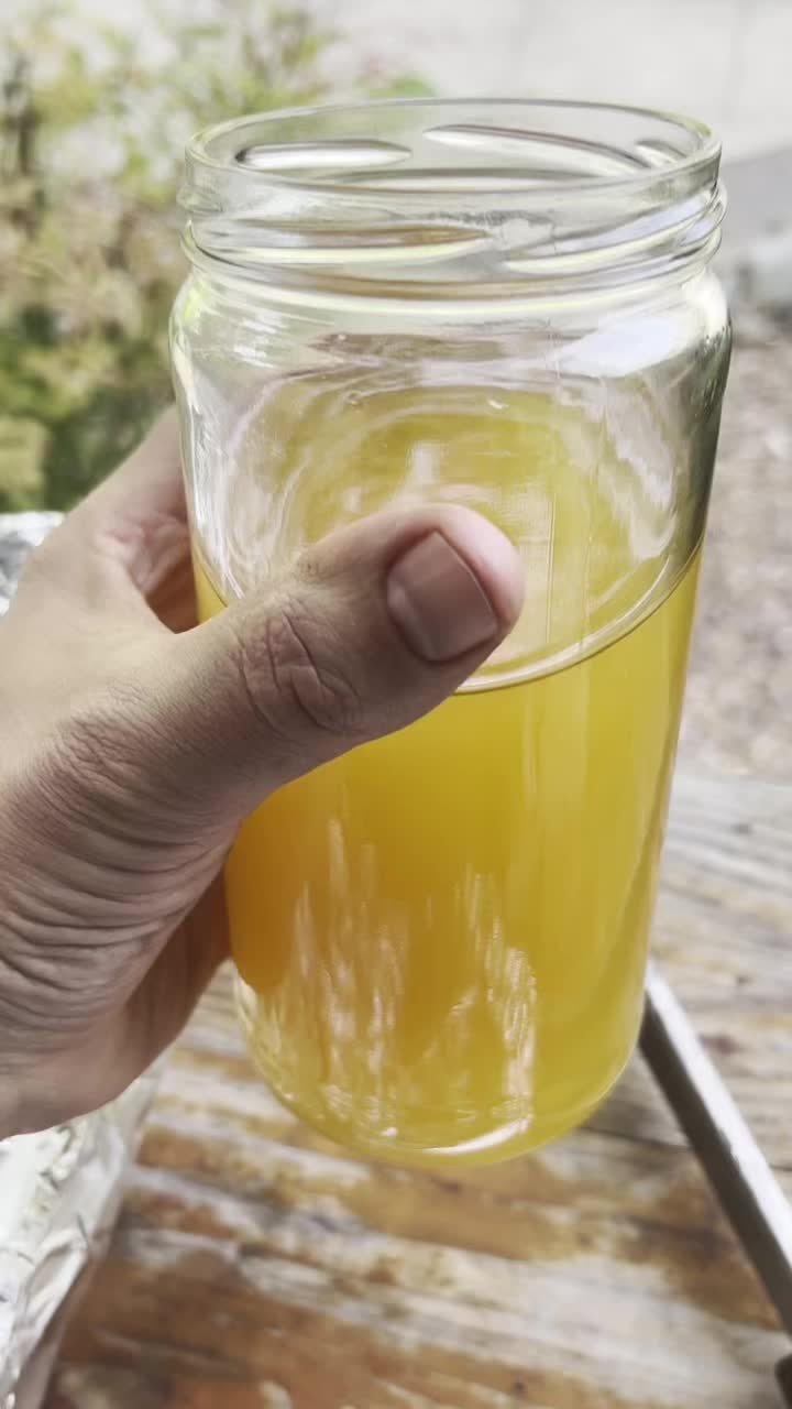 Liquid gold aka beef tallow is rendered beef fat that turns everything it touches to gold. #bbq #bbqtips #tallow #smokedmeat…