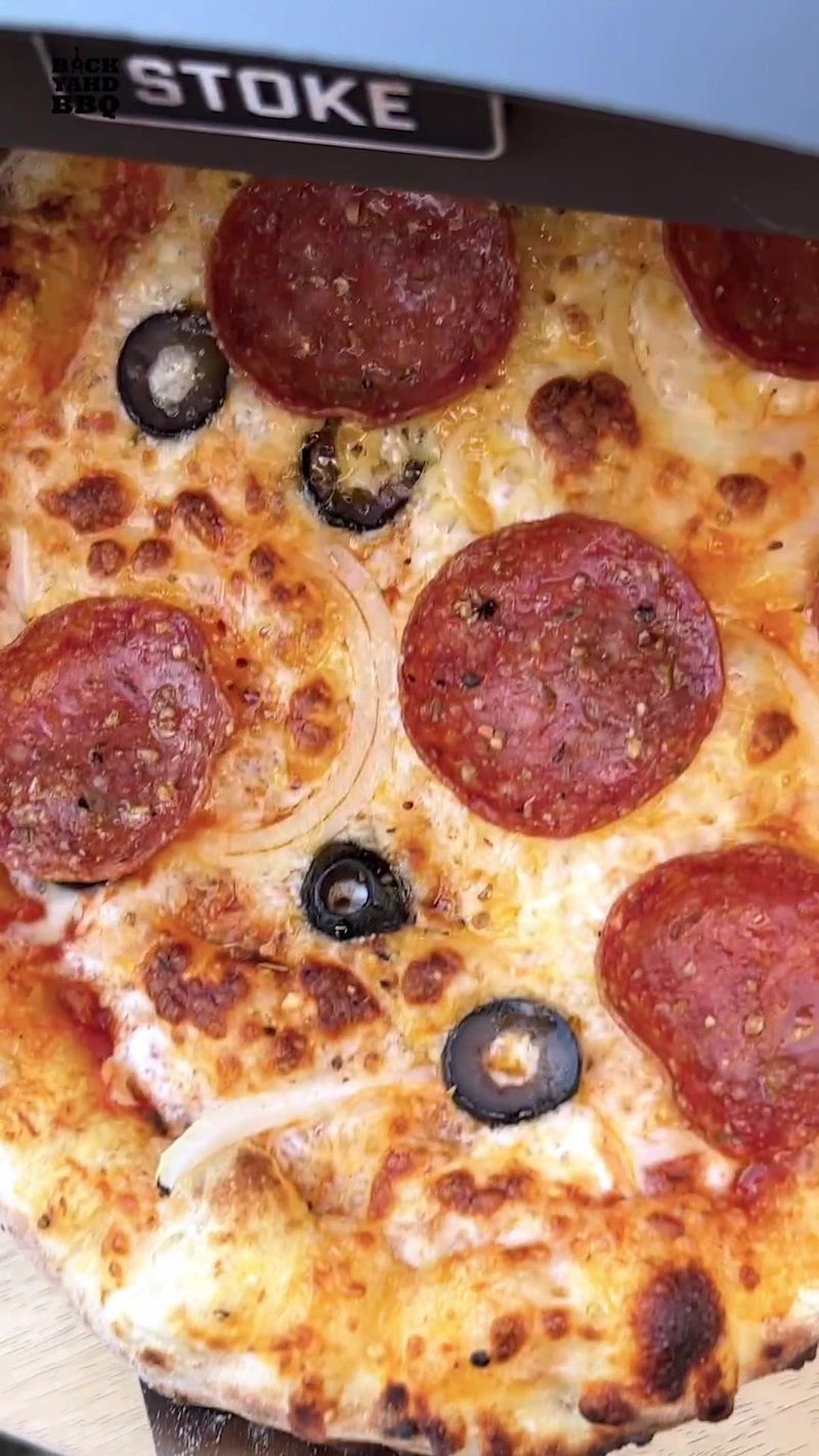 My kid’s pizza. He’s getting good at it. Better than me. We just finished a quick run at mountain bike park and have an hour…