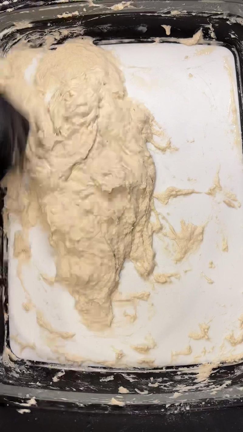 Poolish prep for 18 pizzas. Poolish is a pre-ferment that helps make your dough lighter, stretchier, easier on the stomach…
