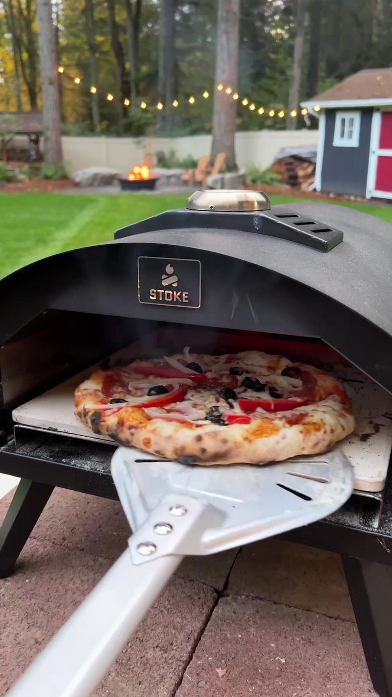First pizza at our pizza party with a bunch of our close family friends. We’ve all known each other since our kids were…