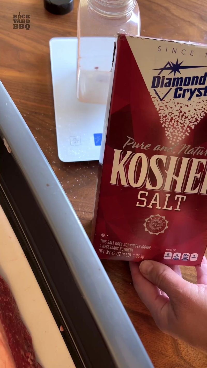 Stop guessing how much salt you should put on your meat. 1% salt by weight is a great starting point. Just weigh your meat…