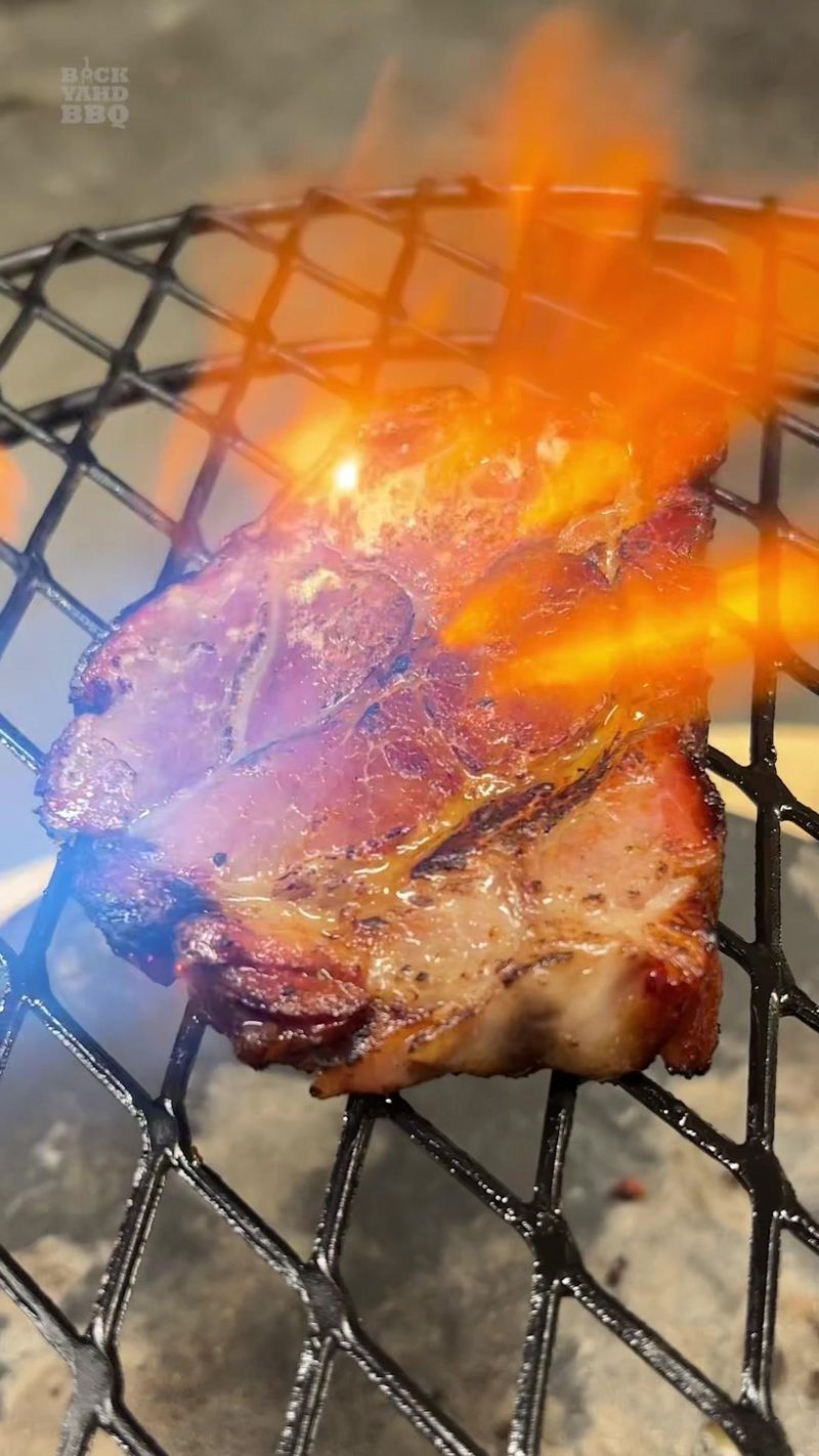 I’ve barbequed a ton of thinly sliced spicy korean pork, but have never smoked a spicey korean pork butt. I cut it in half…