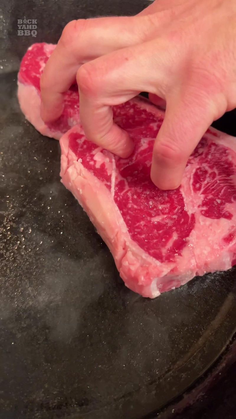 If your house is on the cold side, you can temper your steak in the oven with the light on to bring it up to temp quicker.…
