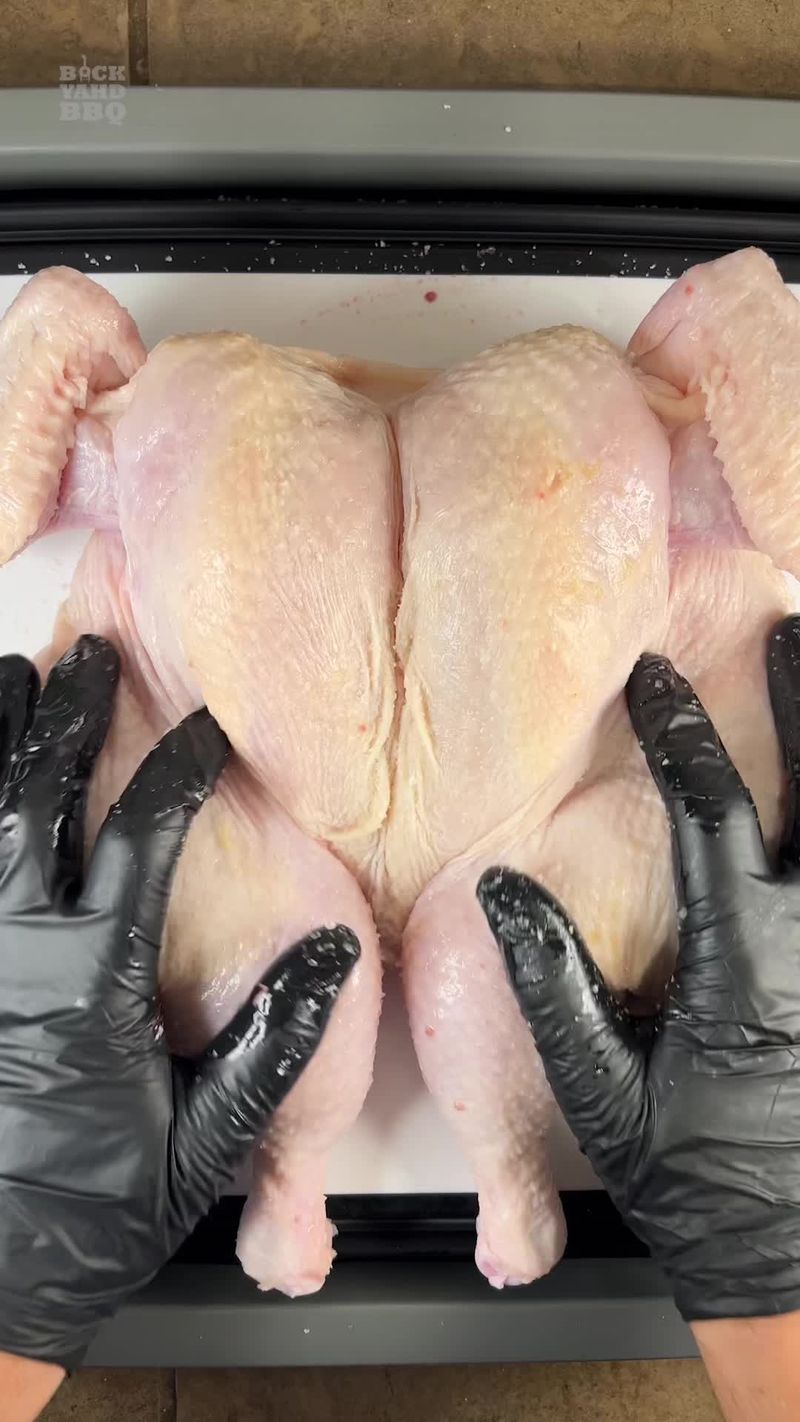 Let’s learn how to spatchcock a chicken Remove the bird from the bag and clean out the cavity Optionally rinse it and pat it…