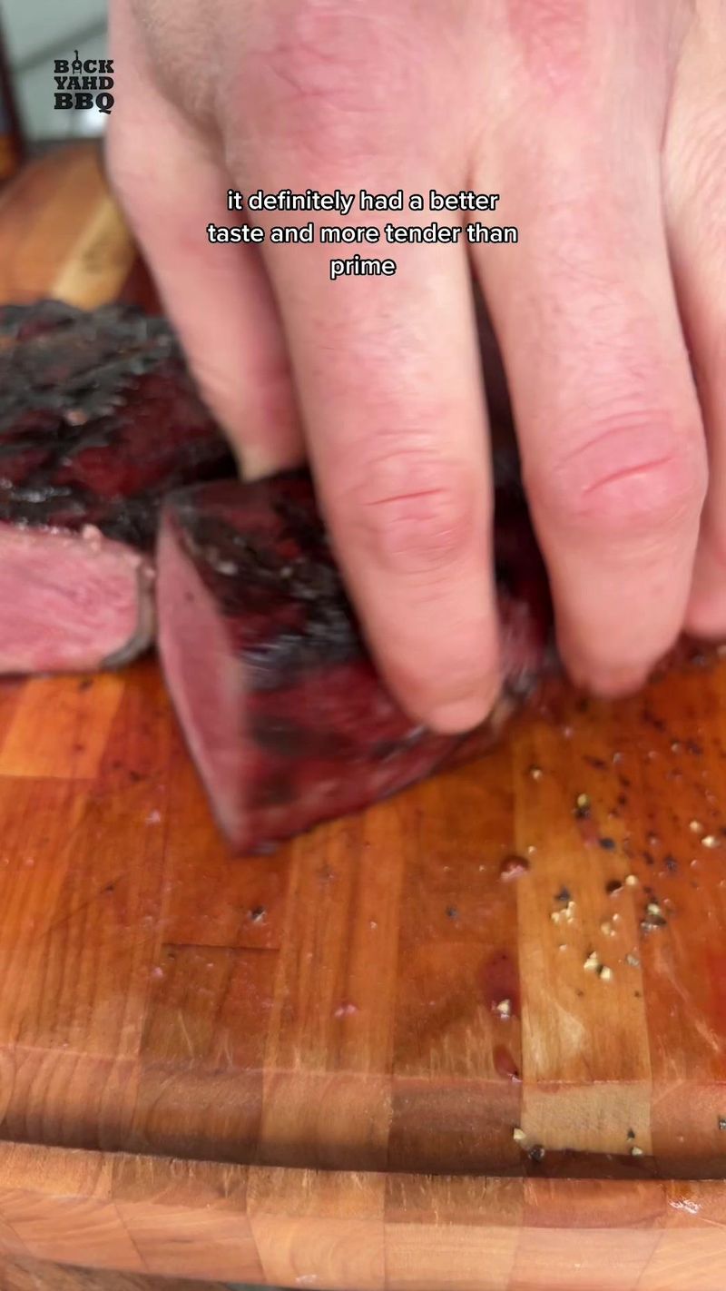 @eatchopbox sent me these center cut strips to try, so I figured I’d reverse sear them all at the same time and see which…