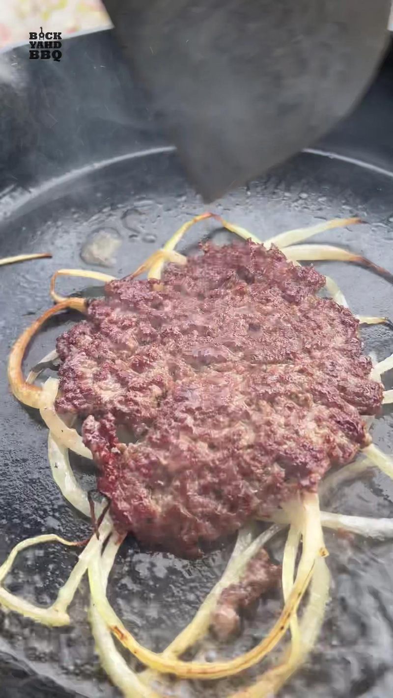 When I am making a bunch of smashburgers. I like to pre-smash them, so everything is ready to go, and I can cook them all…
