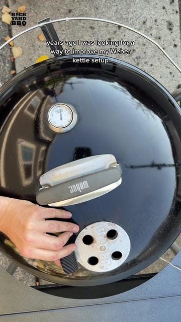 Bro n Sear is a great DIY version of the Slow n Sear. Here’s how to build one. #bbq #bbqhack #grilling #smoking #bbqtips…