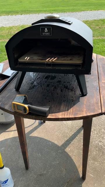 All setup to cook 40 pizzas. Unfortunately it was a private party so I wasn’t able to capture much of the cook. But was a…
