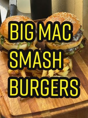 Big Mac Smashburgers with Snake River Farms @snakeriverfarmsofficial American Wagyu Ground Beef on the Weber @GrillwithWeber…
