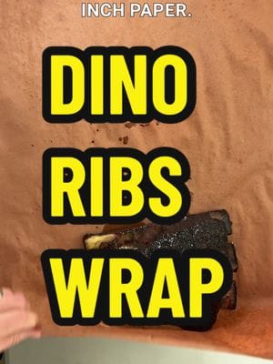 I smoked these dino ribs at 200 degrees for a few hours, then 250 for a few hours, and now that I’m happy with the bark it’s…