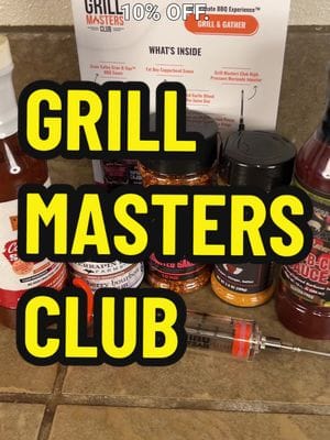 The thing I’m liking about Grill Masters Club @GrillMastersClub is that they send me a box of BBQ sauces, rubs, and tools…