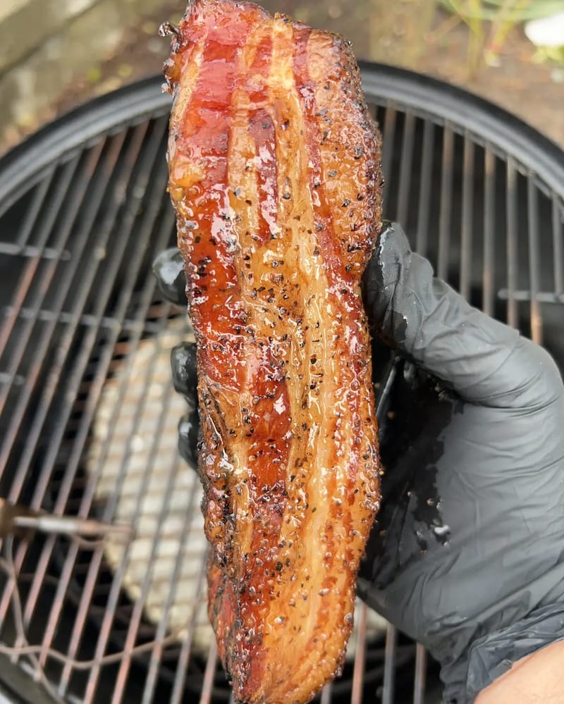 Today I’m experimenting with some @@PorterRoadButcherpork belly, with and without pink curing salt. Video coming soon……