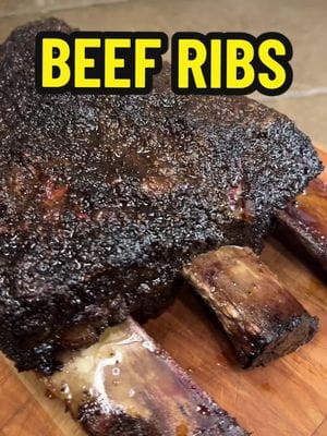 Today we’re smoking beef ribs. If you can’t find them locally, then you can get them from @PorterRoadButcher. We’ll start by…