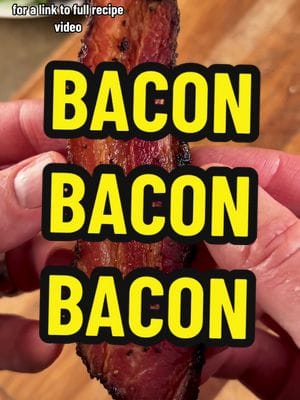 Some bacon shots for your weekend. Comment “bacon me” for a link to the full bacon recipe video. #bacon #grilling #griddle…