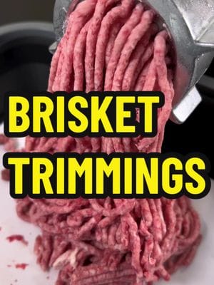 Here’s what I do with my brisket trimmings. I usually grind it up into burgers and make some tallow, but I also throw it in…
