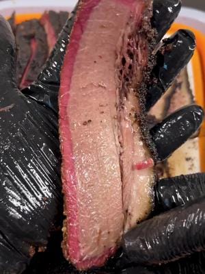 Brisket smoke ring test #bbq #brisket