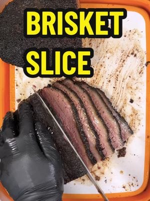 Brisket Slicing. First time trying this Hammer Stahl 10” Damascus slicer. I like the curve and the sharp point so I don’t…