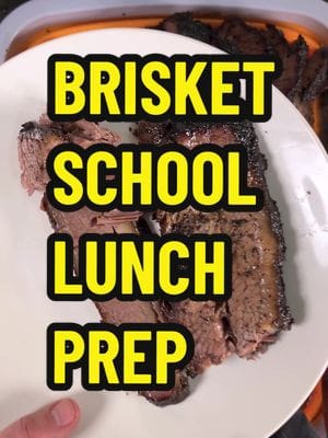 I’m on school lunch duty this week and I’m definitely not making PB&J sandwiches all week. So let’s smoke a brisket and hot…