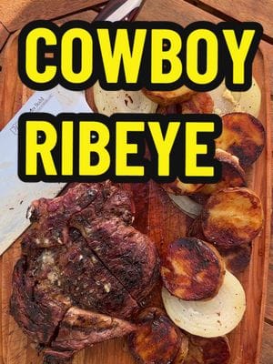 I’m also on dinner duty and we’re keeping it simple tonight. A reverse seared ribeye with a garlic compound butter and a…