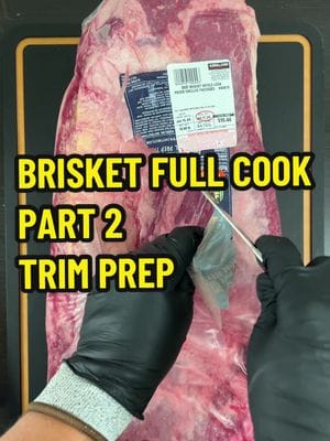 Brisket Full Cook - Part 2 - Trim Prep Here’s how I prep to trim a brisket. Get a big cutting board and secure it to your…