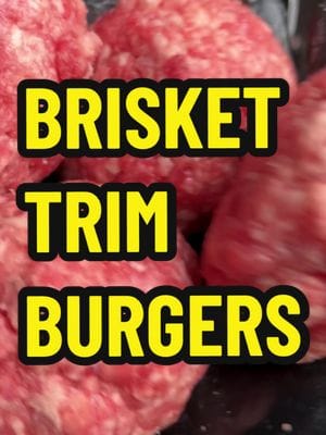 Whenever I post a brisket trim video, people always ask what I do with the trimmings. One thing I like to do is make burgers…