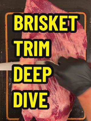 Replying to @Lando_208 I recently did a four brisket cook and then asked everyone which trim they thought was the best and…