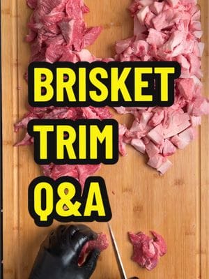 Brisket Trim Q&A I just posted 3 brisket trim videos and got a bunch of questions - so I figured I’d answer them while…