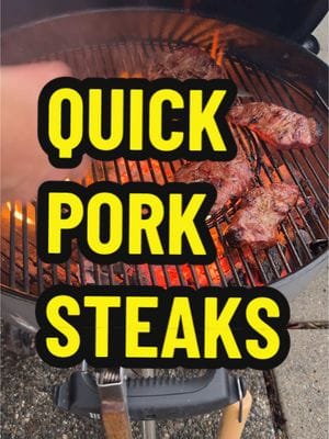 Quick Pork Steaks. Today we’re grilling pork steaks in 30 minutes. There are only 3 of us in the house, so when we get a…