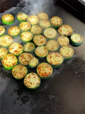 Zucchini is one of my favorite things to griddle. Cut into coins, salt, pepper, & olive oil. Griddle on medium for a few…