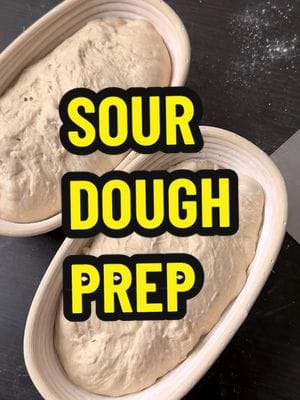 Bulk fermentation is done when the dough jiggles freely and easily slides out from the container. This one was overfermented…