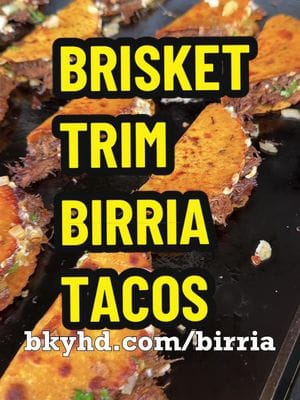 Brisket Trim Birria Tacos. Every brisket trim video I post gets at least one “what do you do with the trimmings” comment.…