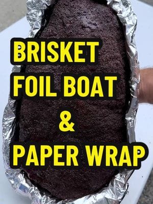 Brisket Foil Boat & Paper Wrap. I’m always tweaking my brisket process. In search of perfection. I haven’t strayed too far…