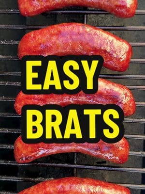 Easy Brats I like making everything from scratch, but I also have a busy day job. So today we’re smoking grocery store brats…