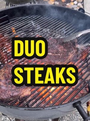 Hot and fast ribeye steaks on the Weber with the backyahd kid. Mom was away for the weekend, so we did up a lot of steaks…