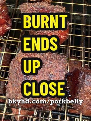 My pork belly burnt ends up close about half way through the smoke. bkyhd.com/porkbelly for the recipe #bbq…