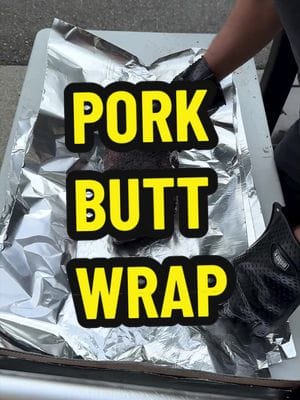 Pork Butt Wrap Pork Butt smokes until wicked dahk bahk. Two sheets get a good seal. No air pockets. Back on the smoker until…