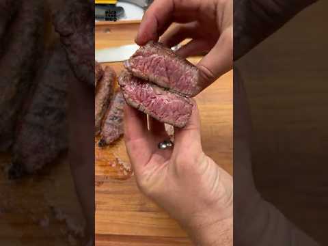 Reverse Seared Tri-Tip Strips Salt, pepper, garlic, onion, fridge on rack for a few hours to overnight 2 zone fire Steak on…