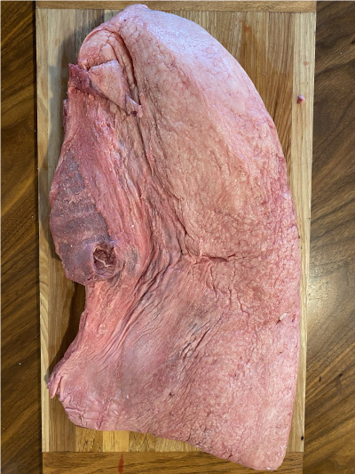 Fat side before trim