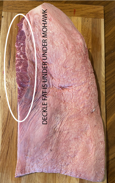 Mohawk deckle before