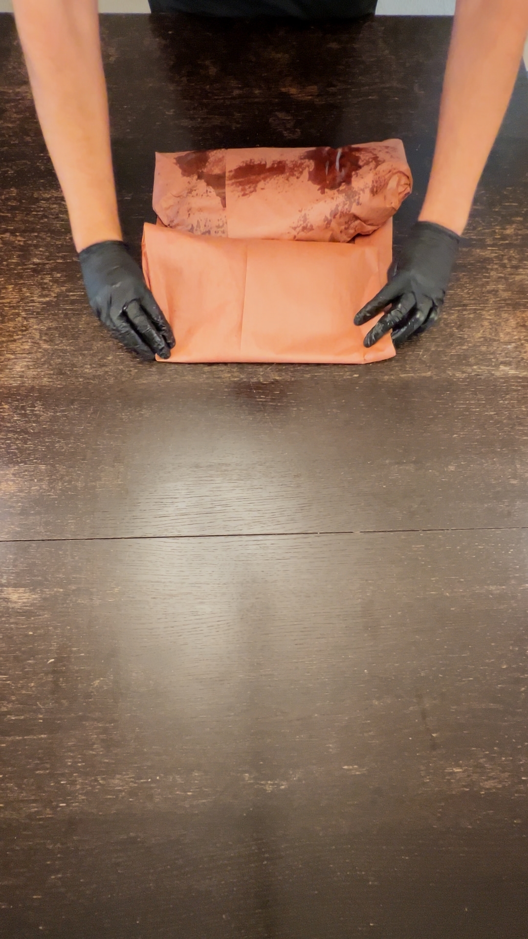 Folding remaining paper