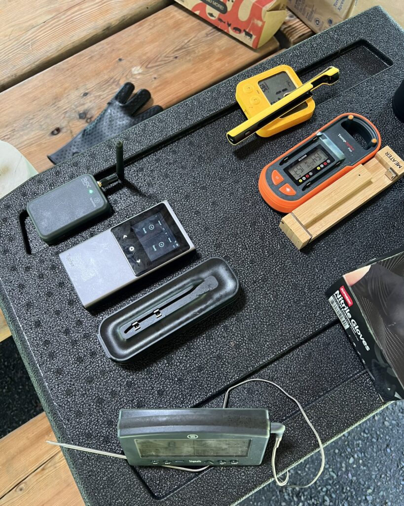 All the hubs, left to right, RFX, Combustion (yellow), Typhur,