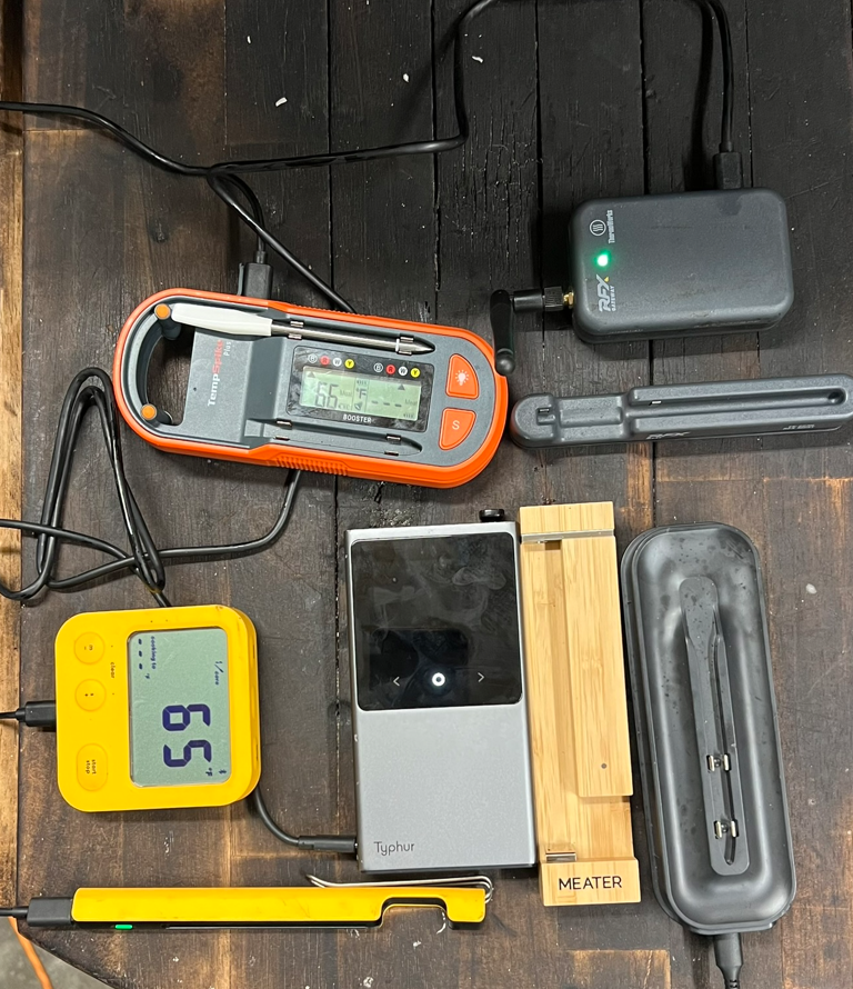 All of the hubs during the brisket rest, you must plug in the hubs for them to last the full 30 hour brisket cook, rest an...