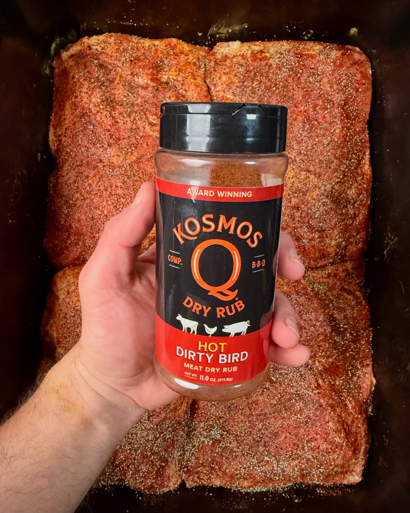 4 butts for kid’s lax team dinner. They were gonna do Costco pizza…I’m hooking them up with pulled pork sandwiches, coleslaw, Mac and cheese, Caesar salad and chocolate cake.